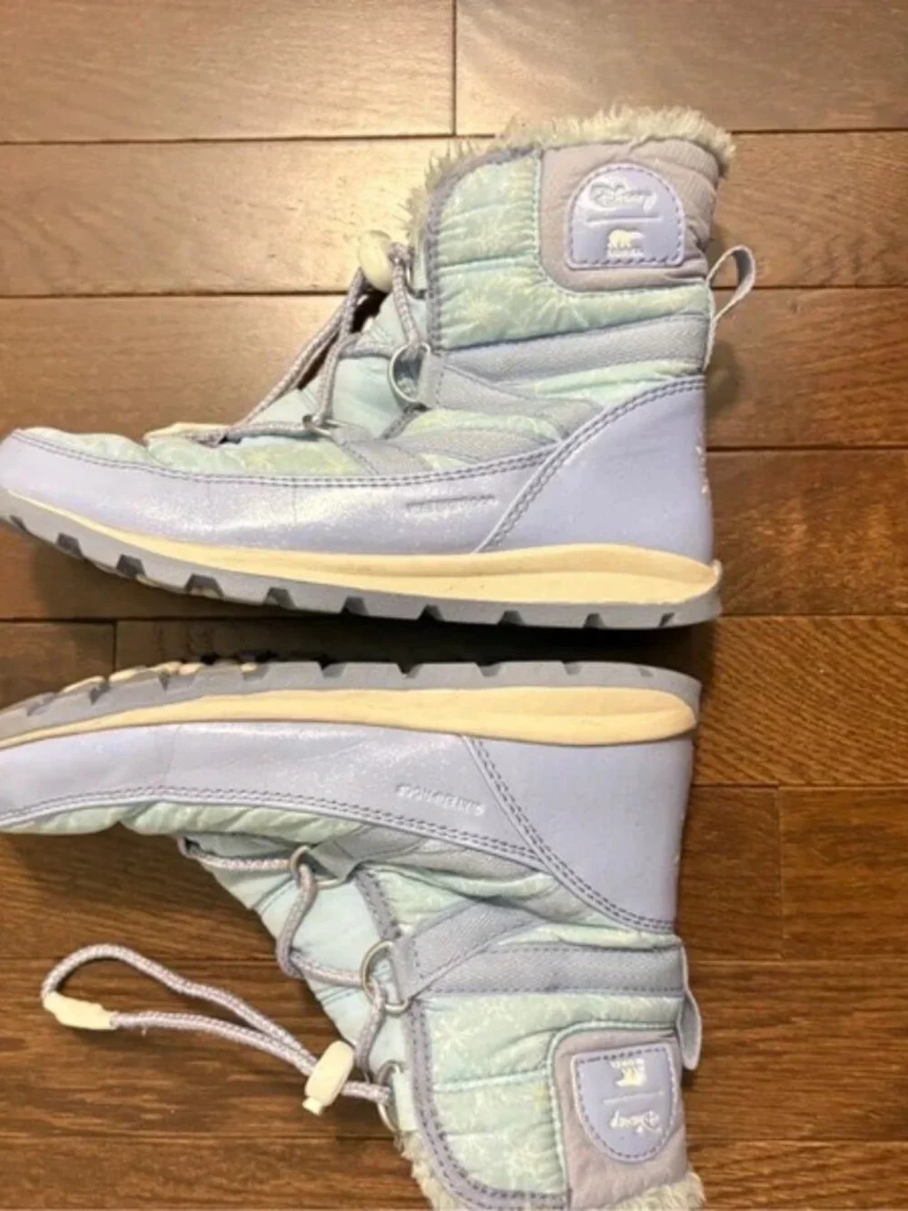 Sorel x Disney Frozen Waterproof Winter Boots Short Lace - Youth Size 2